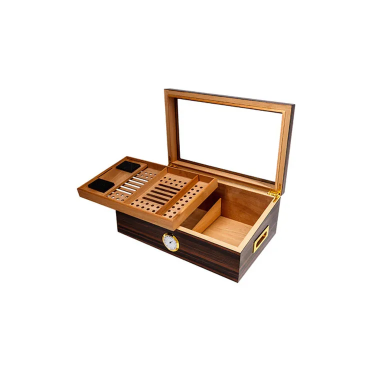 Luxury Lacquer Wood Cigar Boxes Manufacturer Cigar Box Custom