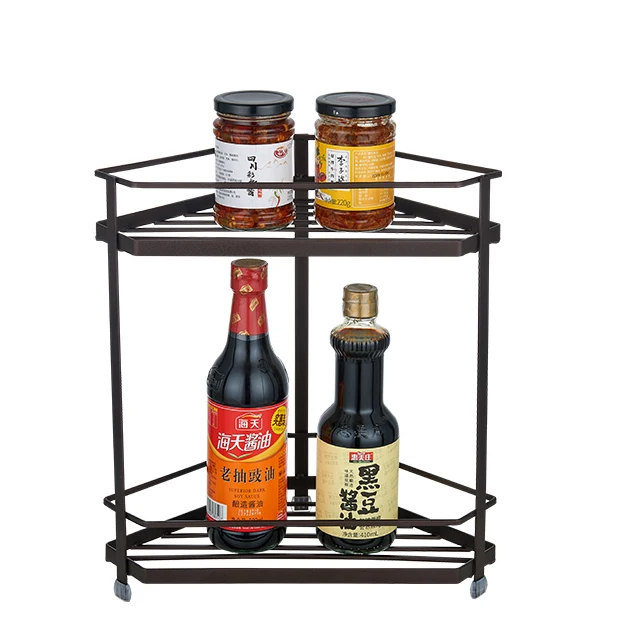 bathroom corner rack Durable Wholesale 2 Tier Metal Bathroom Wire Rack Shelves Organizer For Bath Shower Caddy