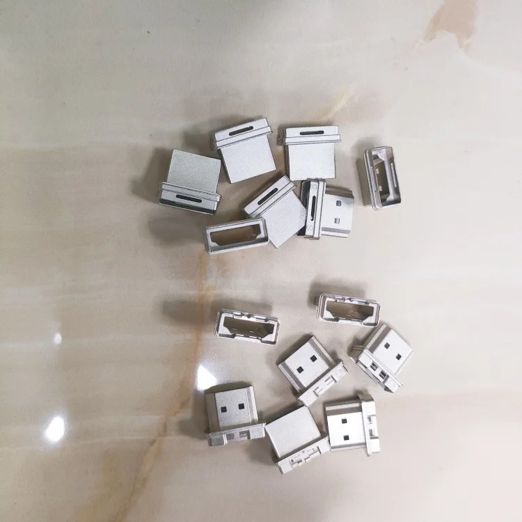 Изготовленный на заказ цинковый сплав литой компьютер USB разъем корпус электронный металлический