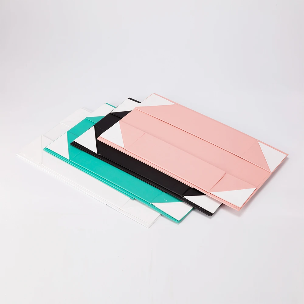 Small White Folding Carton Box Custom Dropper Folding Paper Jewelry Box Butterfly Gift Packaging Folding Box