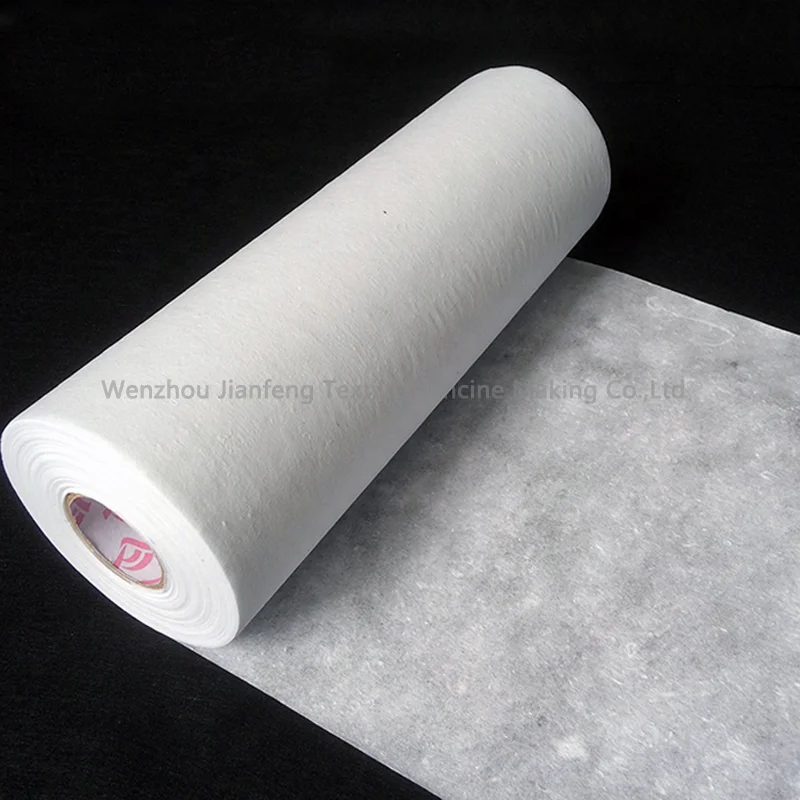Embroidery backing paper machine