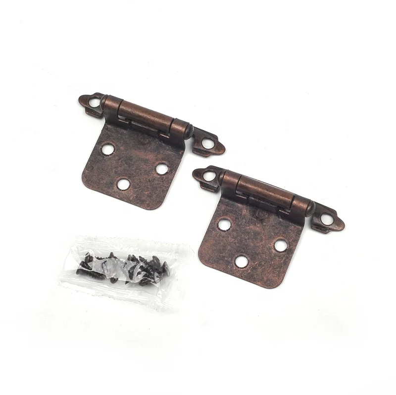 Supply Jewelry Gift Wine Wooden Box Hinge Mini Small Metal Hinges with Screws Miniature furniture component