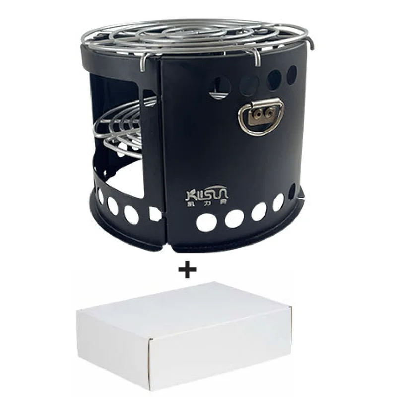 Outdoor folding type oven Box type folding furnace easy to carry carbon barbecue