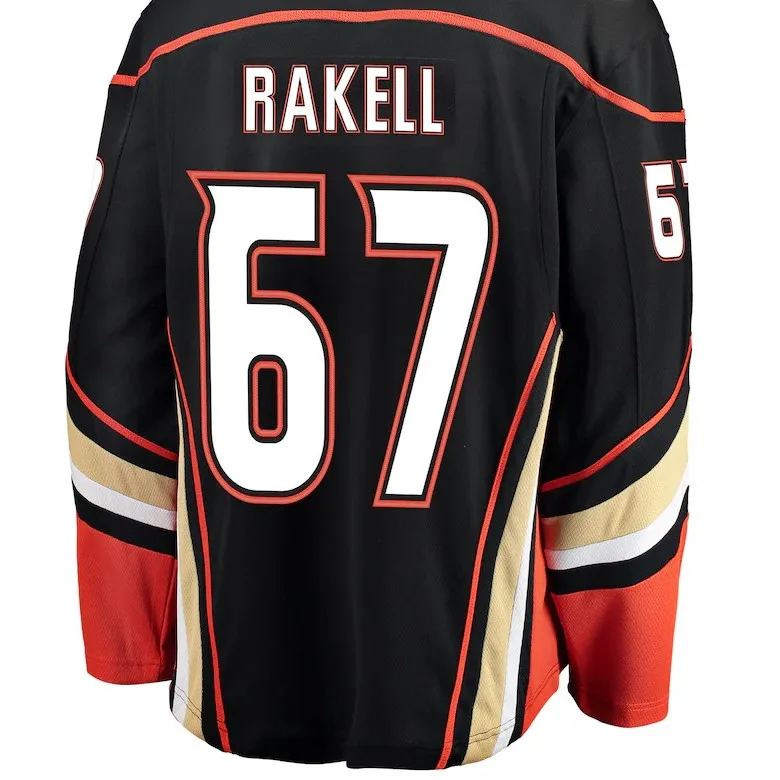 Custom Ice Hockey Jerseys Ducks 15 Ryan Getzlaf Jersey 36 John 46 Trevor Zegras 47 Hampus Lindholm 67 Rickard Rakell Stitched