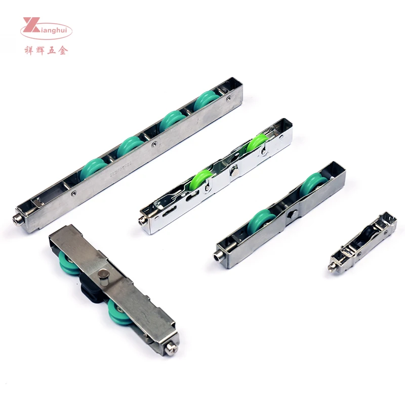 Adjustable  Door  Roller with Zinc Plating Frame and Nylon Wheels Self Stretching Pulley  Accessories Manufacturer Factory Price