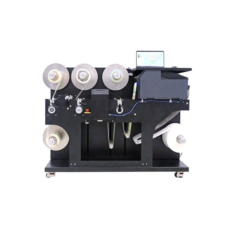 Best Price Paper Roll Label Printer Rotary Die Cutting Slitting Rewinding Machine For Sale