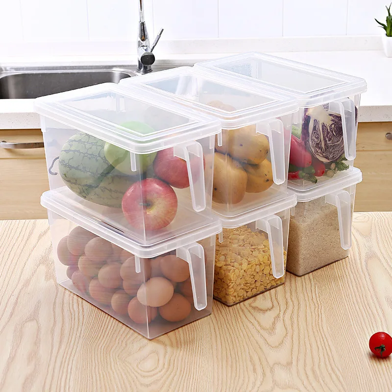 Plastic manufacturers storage bins clear eco-friendly material tool storage box organizer with lids