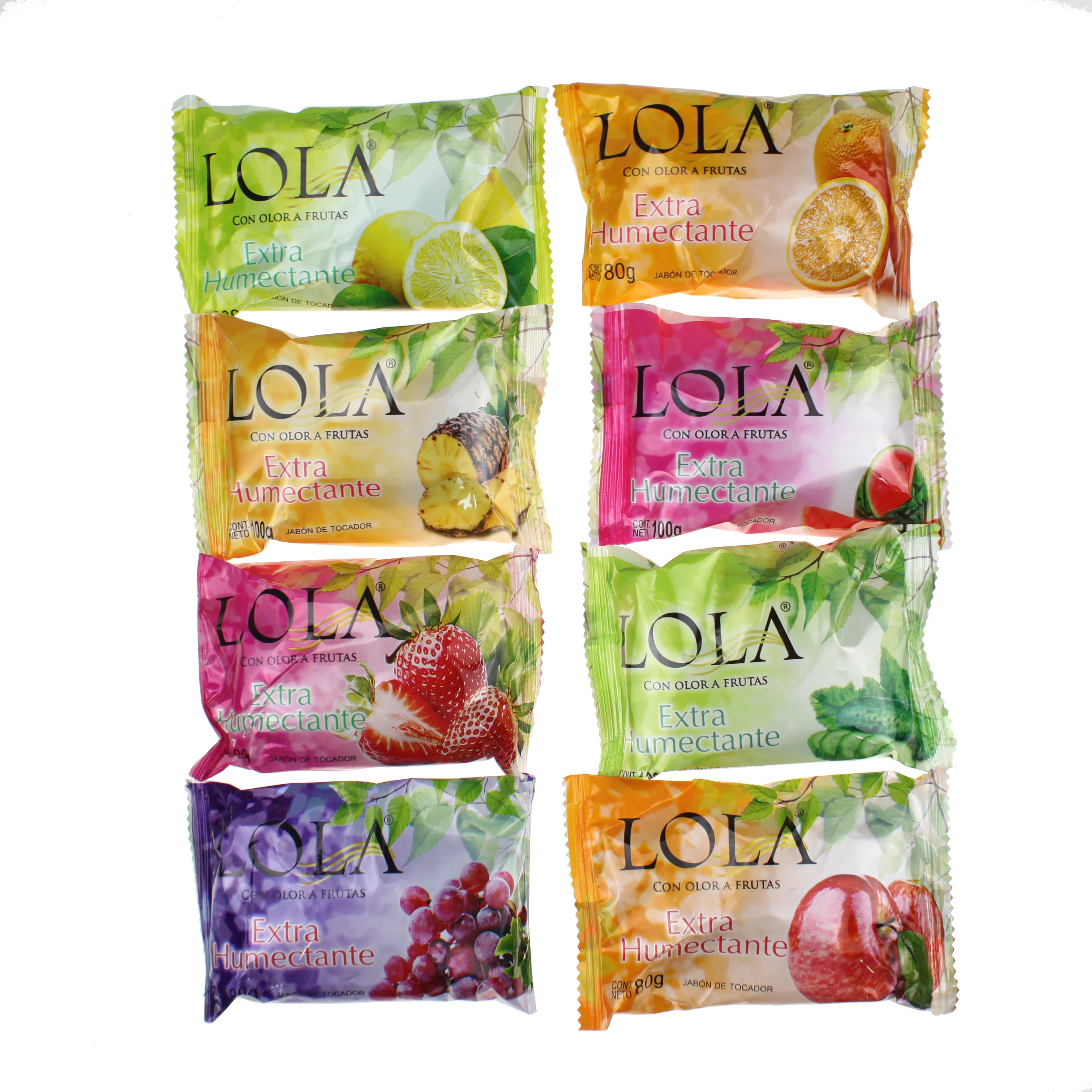 Wholesale High Quality Fruity Orange Lemon Apple Soap Beauty Soap Bath Soap
