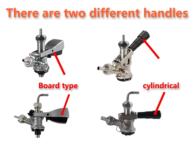 hot selling brass draft beer keg coupler A/D/S/G/M/F/U type with pressure reducing valve