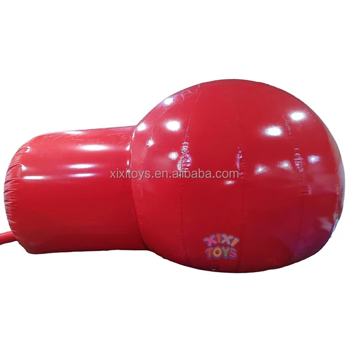 Popular Red PVC Sealed Air Iglu Former Inflatable Ice Igloo Mould Tent with Tunnel Airtight Inflatable Snow Igloo Marker