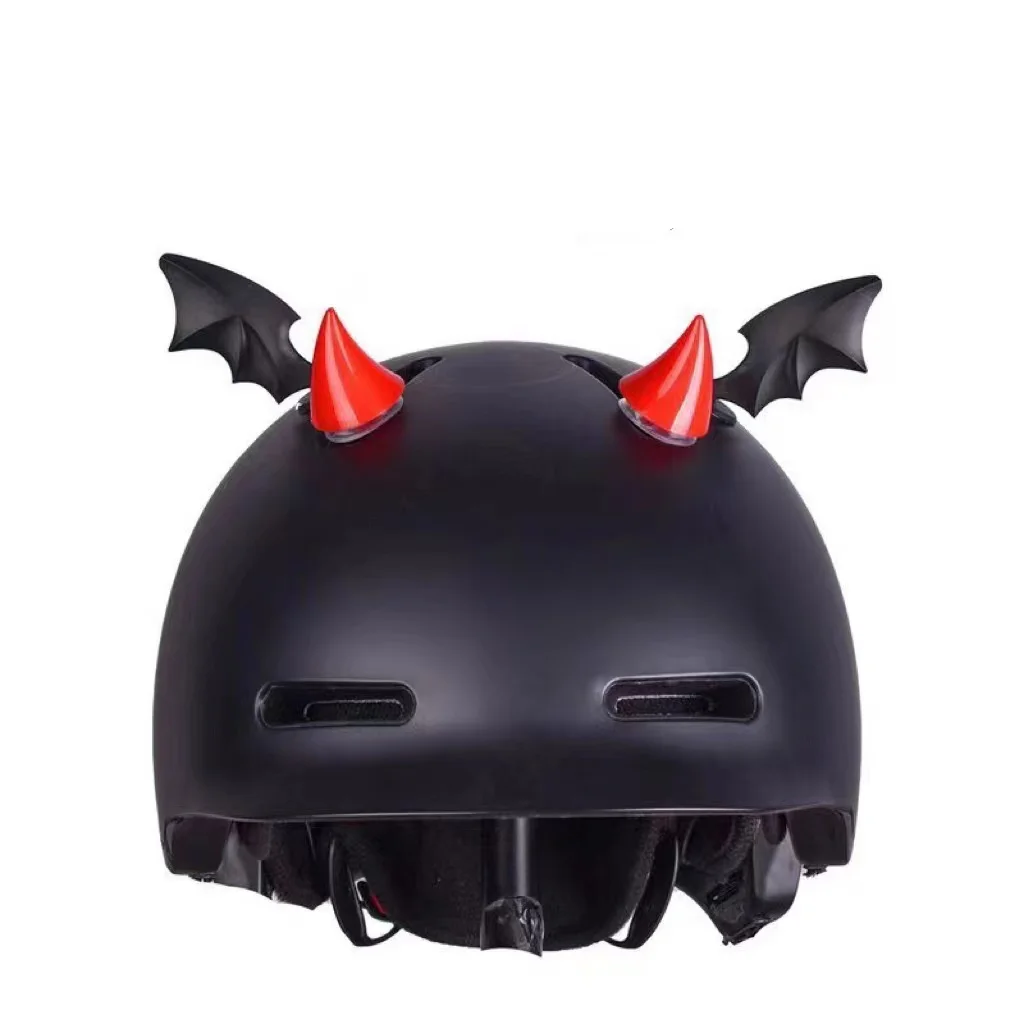 Motorcycle and electric vehicle helmet decorations small ear accessories devil wings and calf horns can be matched as desired
