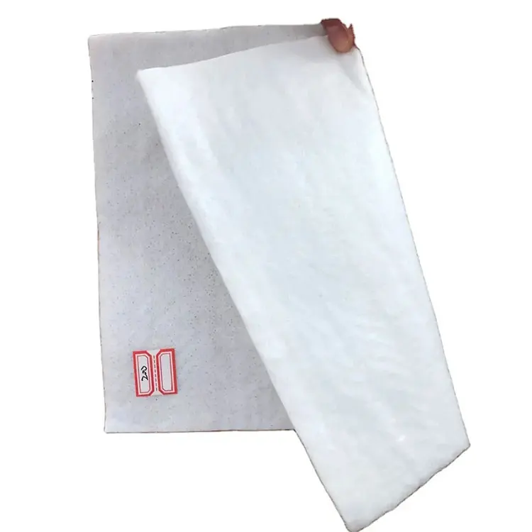 Factory Best selling non woven needle pouched geotextile scrap fabric for drainage road construction