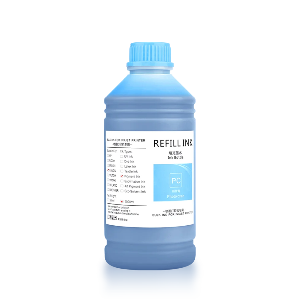 Ocbestjet For Canon PFI 1700 1000ML Mid-range Economical Pigment Ink For Canon Pro 2100 6100 1000 4000 6000 Printer