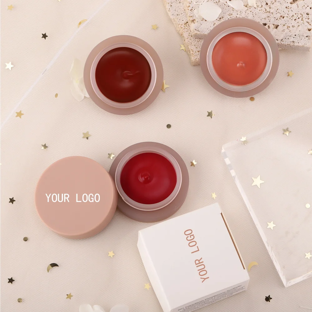 Private Label Long Lasting Cream Lipstick Low MOQ Matte Velvet Lip And Cheek Mud