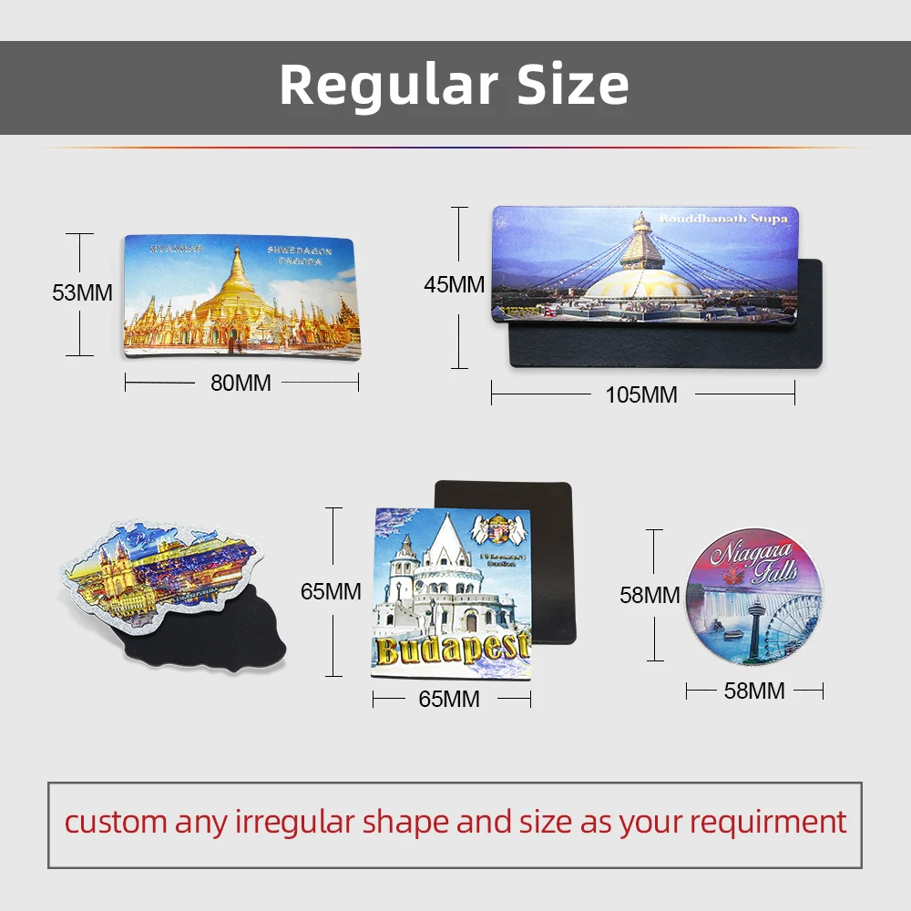 New Product Funy Door Magnetic Germany Souvenir Heart Cup Shaped Home aluminum foil Fridge Magnet