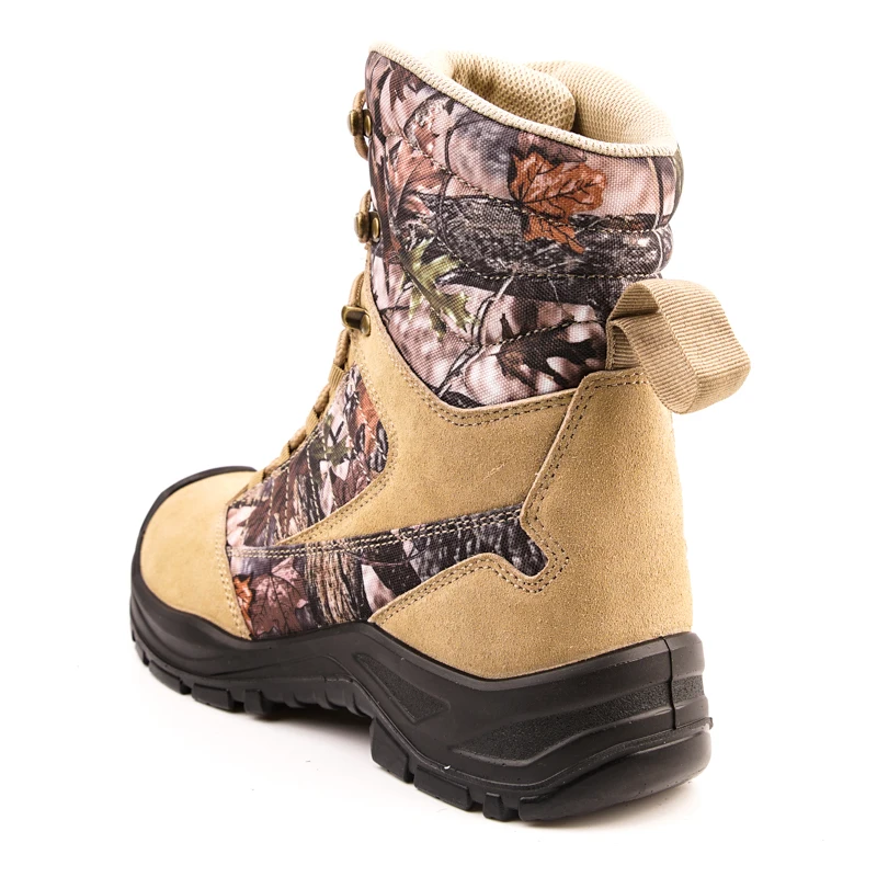 man camo work shoes with metal toe  tactical fancy safety shoes activity  high ankle safety shoes