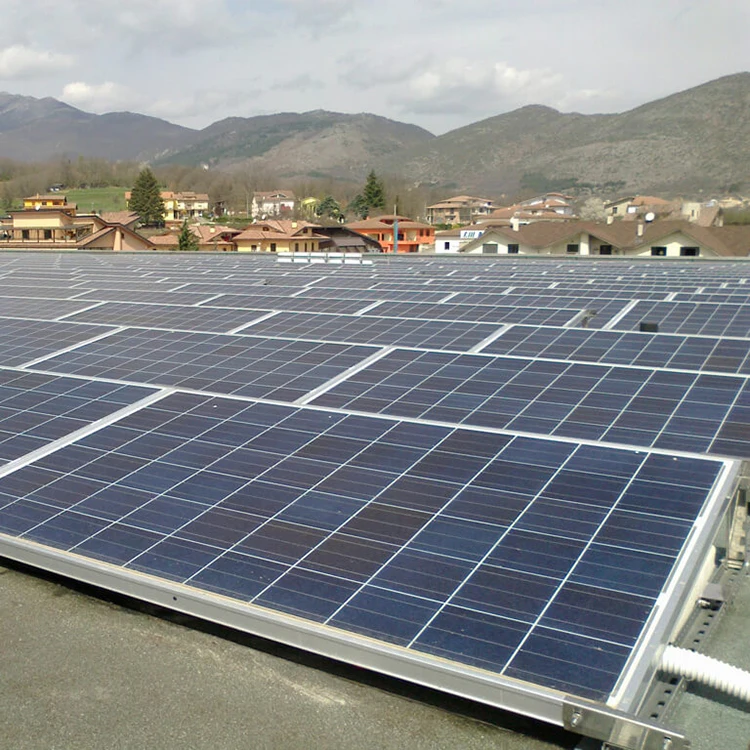 Galvanized Steel Solar Panel Support Frame Tripod Angle Adjustable Structure for Flat Concrete Cement Roof