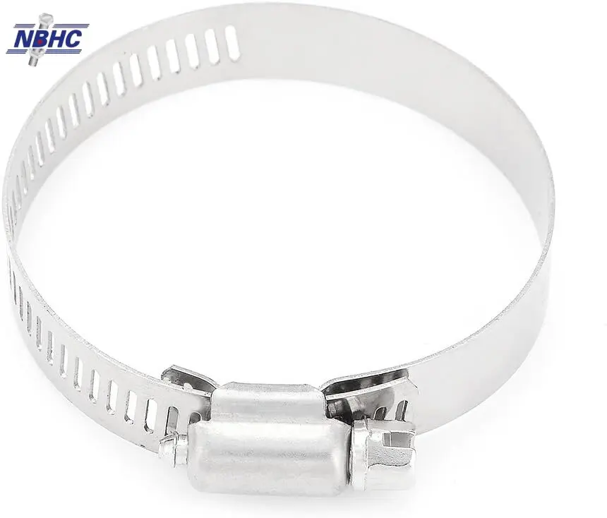 NBHC001CL Worm Drive Hose Clamps-spring 316 stainless steel hose clamp