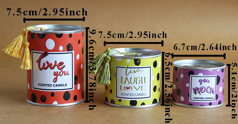 Sedex Audited Supplies Gin tonic Custom printed metal pop-top (can) candle