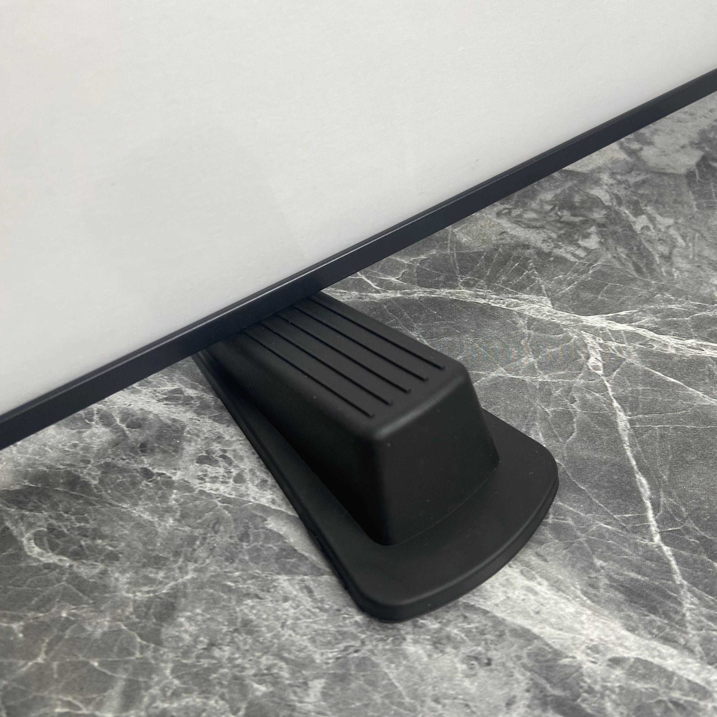 Floor door bottom cross size door stopper, door gap, rubber door stopper wedge