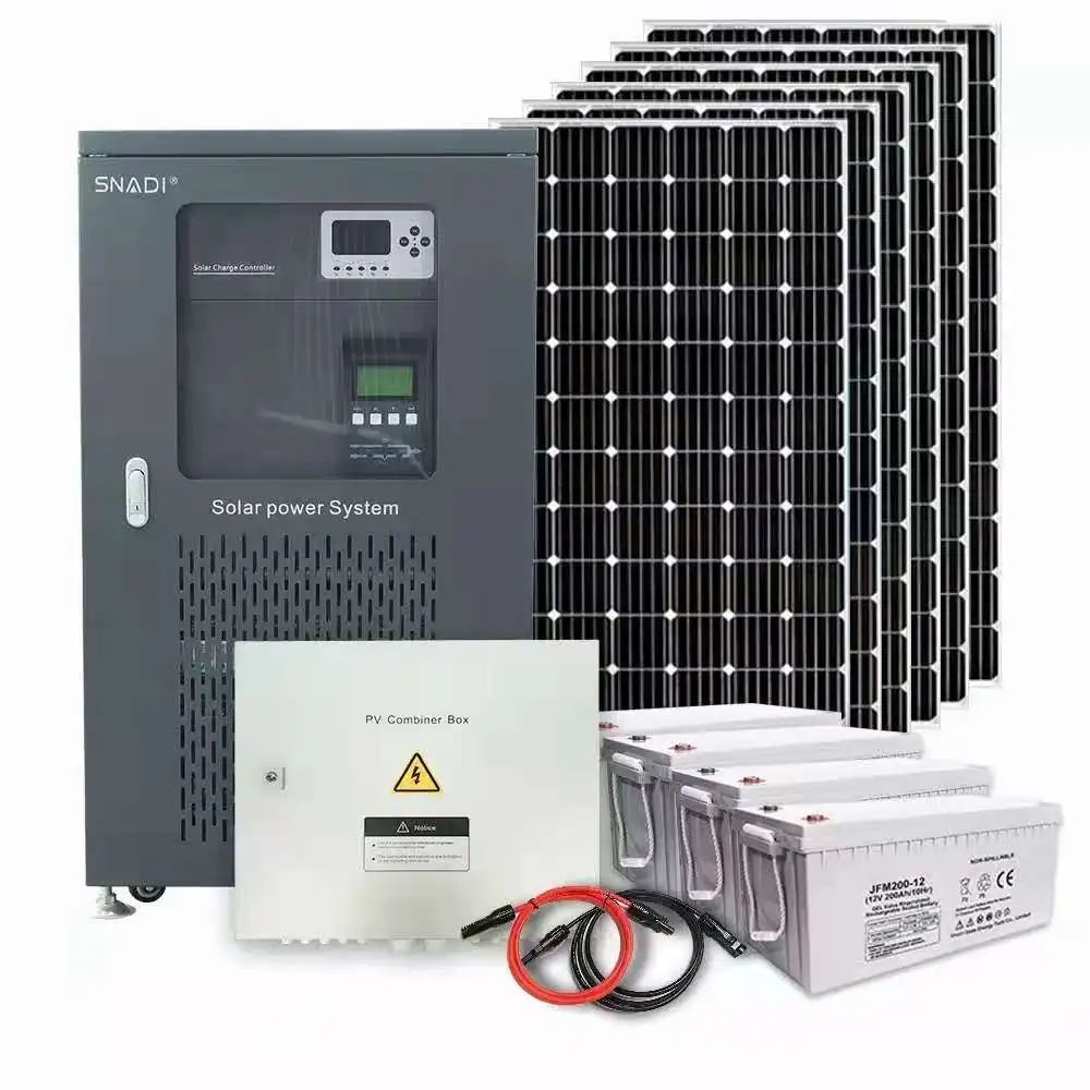 solar energy 220v home system solar power systems energy 5kva with battery good price