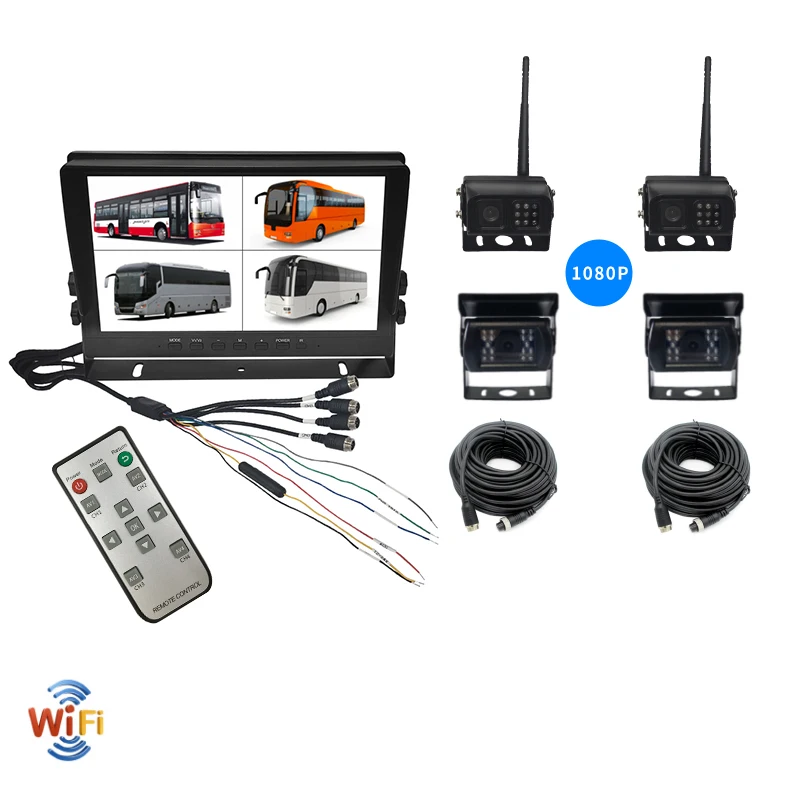 Wholesale of New Products SeemeTech 10.1-inch 4G WIFI GPS ADAS AI Car Reverse Night Vision Camera Split Monitor