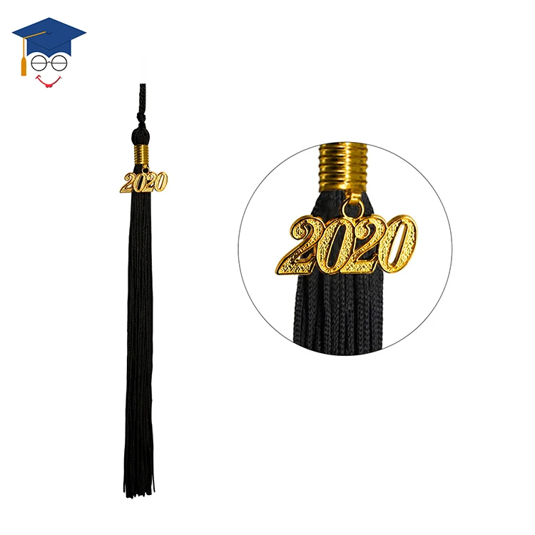 PHOEBEE High Quality Children Clothes Dresses Sets Black Matte Kids Graduation Gown Cap And Stole