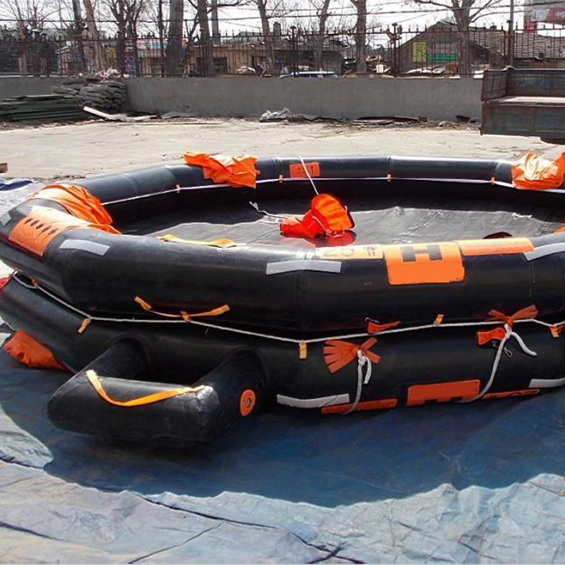 Спасательный плот типа K стандартный открытый Реверсивный надувной спасательный