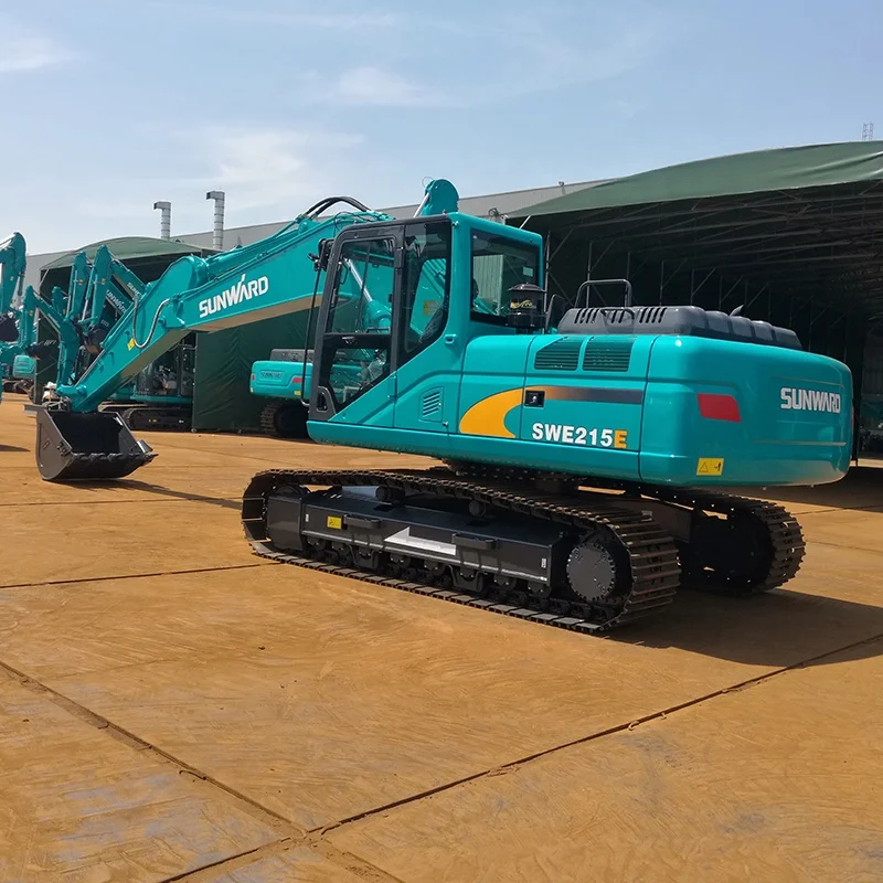 New Excavating Machinery 21 ton excavator Sunward SWE215  Excavators For Sale In China
