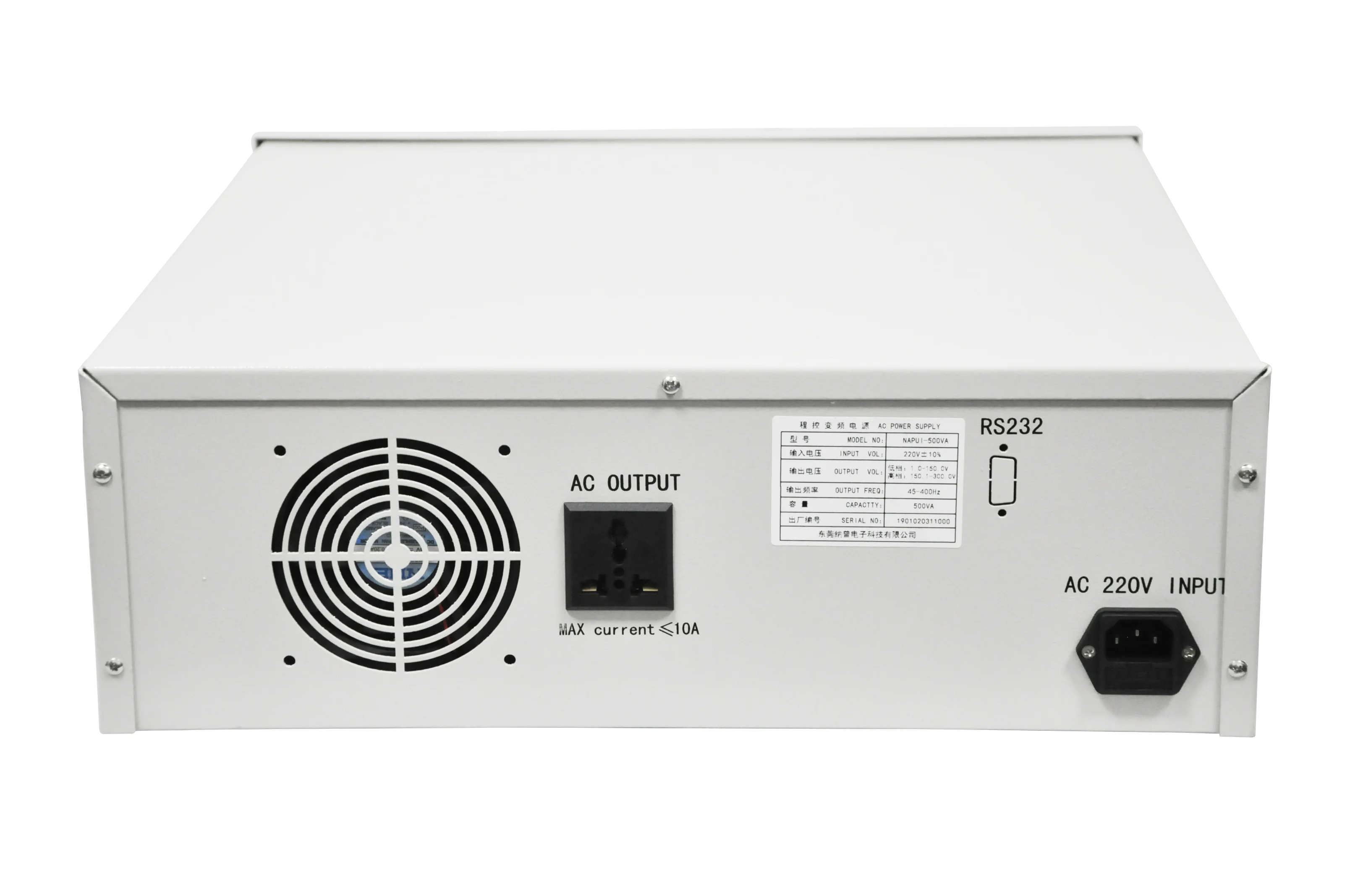 AC Power Supply PA9505 0-500W 500KVA 0-400HZ variable frequency single phase adjustable converter ac power source