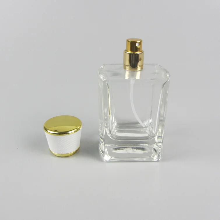 Wholesale Custom 100 ML Clear Glass alibaba Perfume Spray Bottles