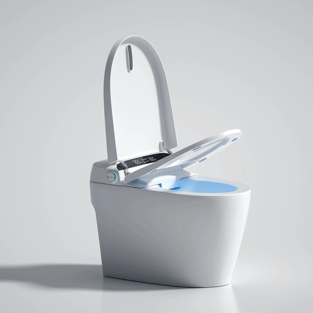 luxury closestool wc toilet bowl automatic black intelligent smart electric one piece bidet toilet