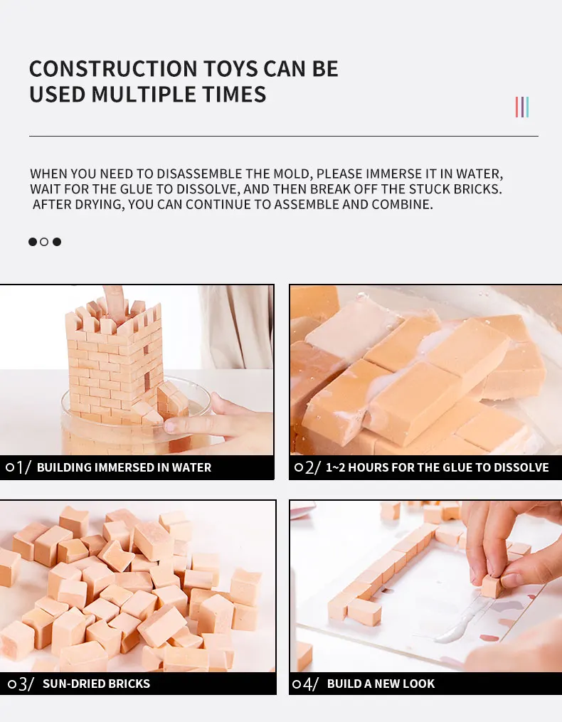 miniature building child toy set,brick block diy micro 3d architectural model,mini house toy,kids education construction toy kit