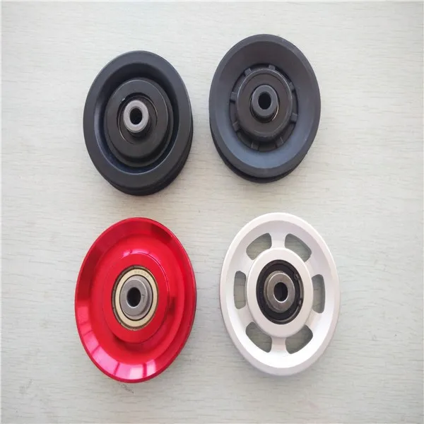 Factory price Sale pulley tensioning 100mm 120mm with Holes Hollow Pulley for wire rope pulley