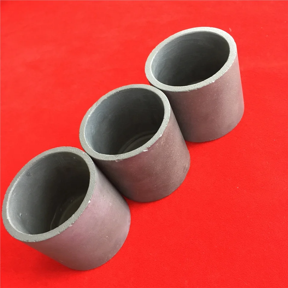 Heat resistant SISIC silicon carbide graphite crucibles for melting metal
