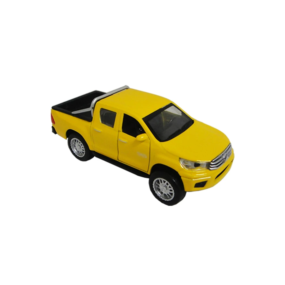 Лицензированная игрушка Toyotaed Hiluxed 1 43 модель автомобиля с дверным открытием
