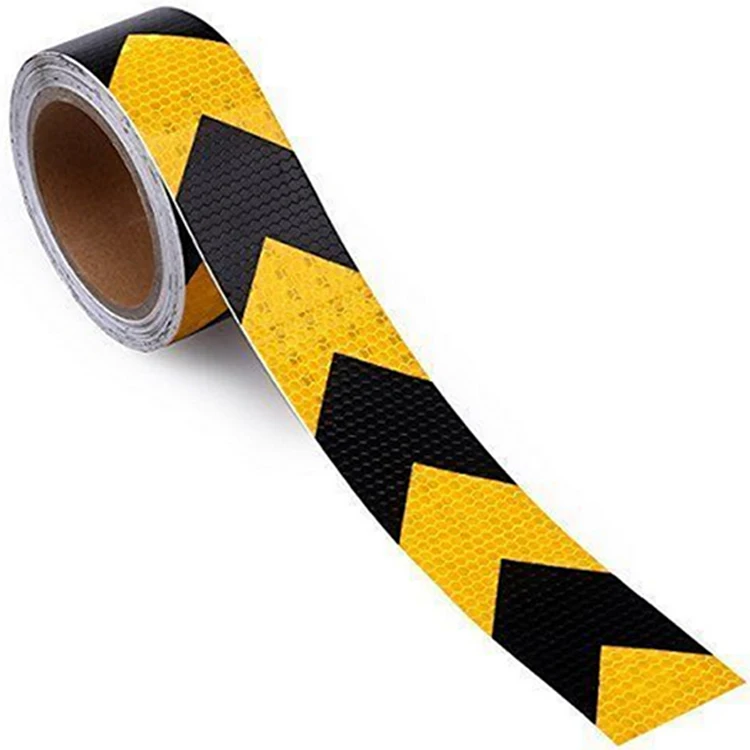 Red White Black Pvc Single Side Adhesive Vinyl Floor Marking Caution Warning Tape For Industrial Warehouse Underground