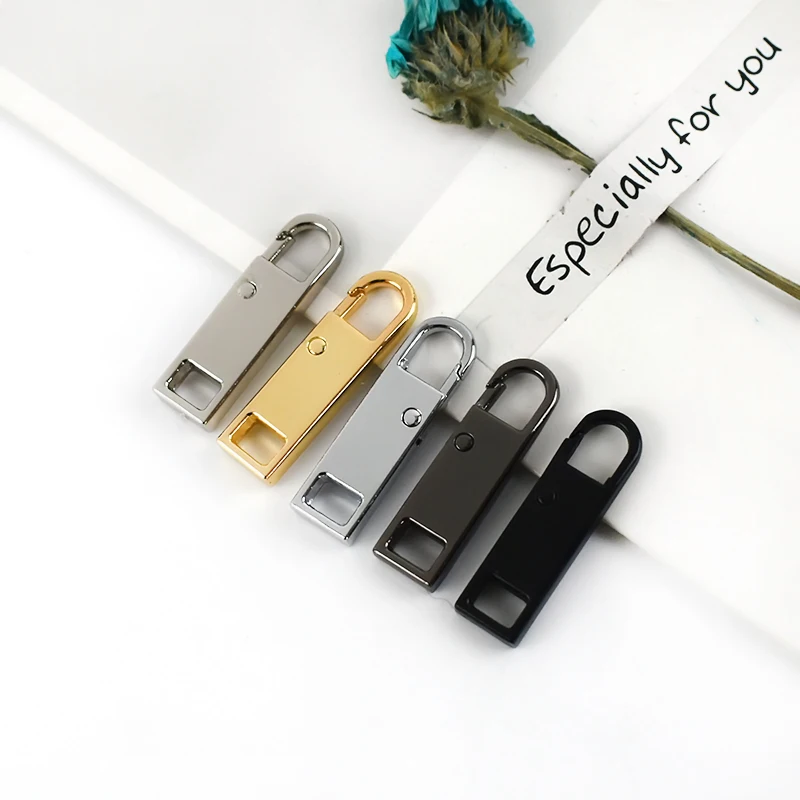 Mettee ZT033 3 #5 #8 #10 # сплав молния Натяжная головка ремонт аксессуары Соединительная Пряжка Съемная пружина застежка-молния