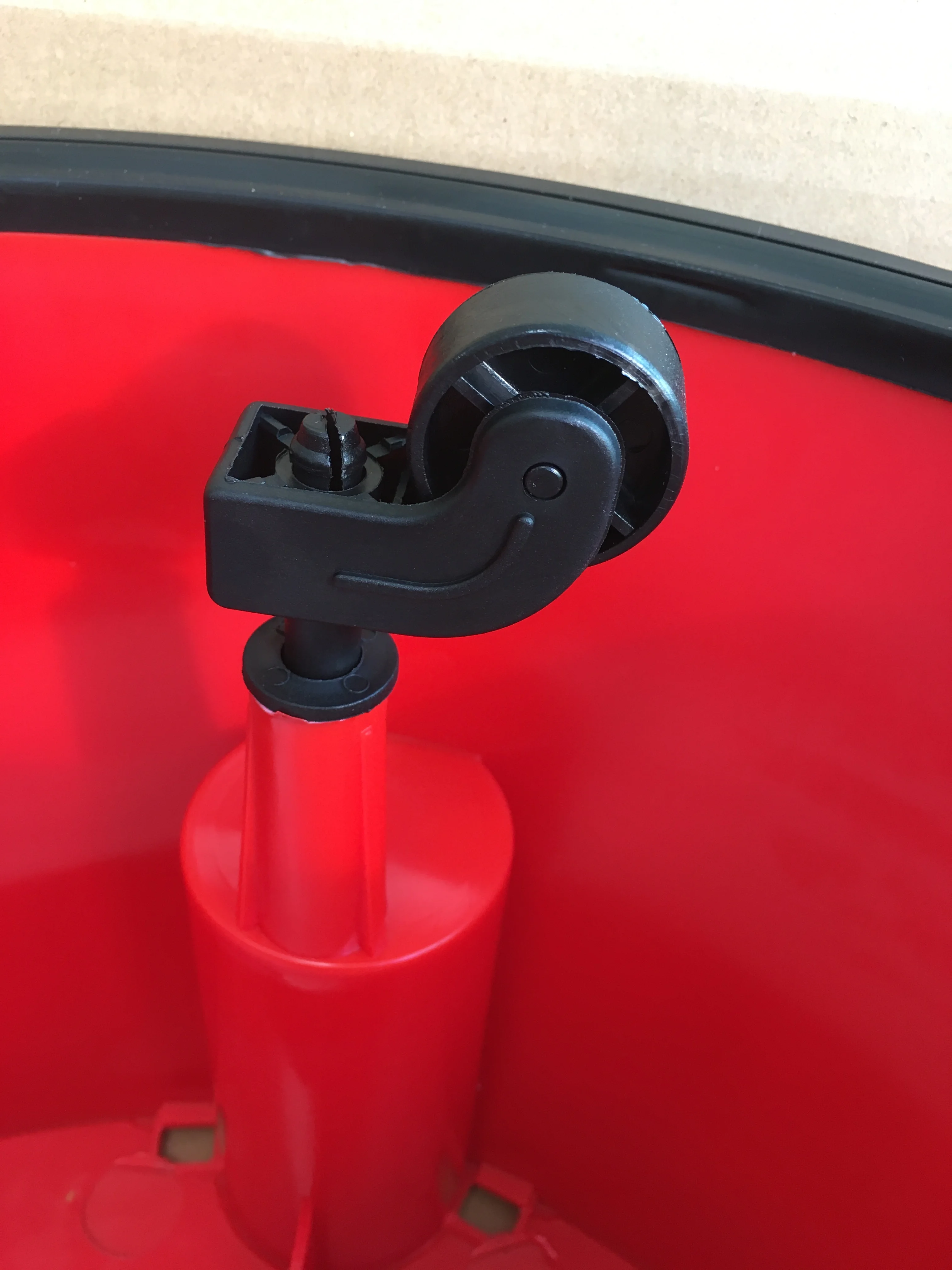 TWINCO ABS 2 Steps Rolling Kick Step Stool Mobile Rolling Step Stool