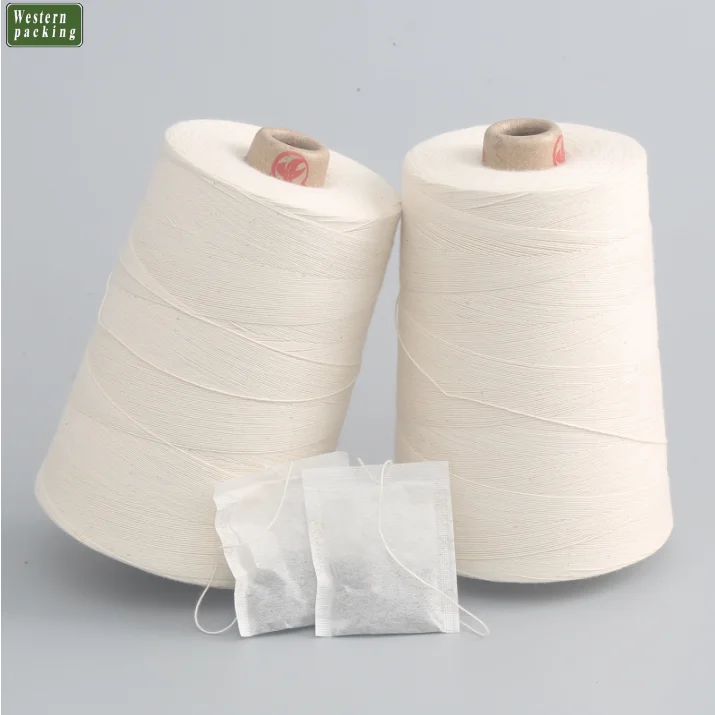 Hot sale 100% cotton thread tea bag thread