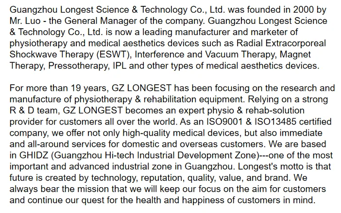 High Intensity Body Pain Relief Device ESWT Device Physical Therapy Equipment Shock Wave Machine