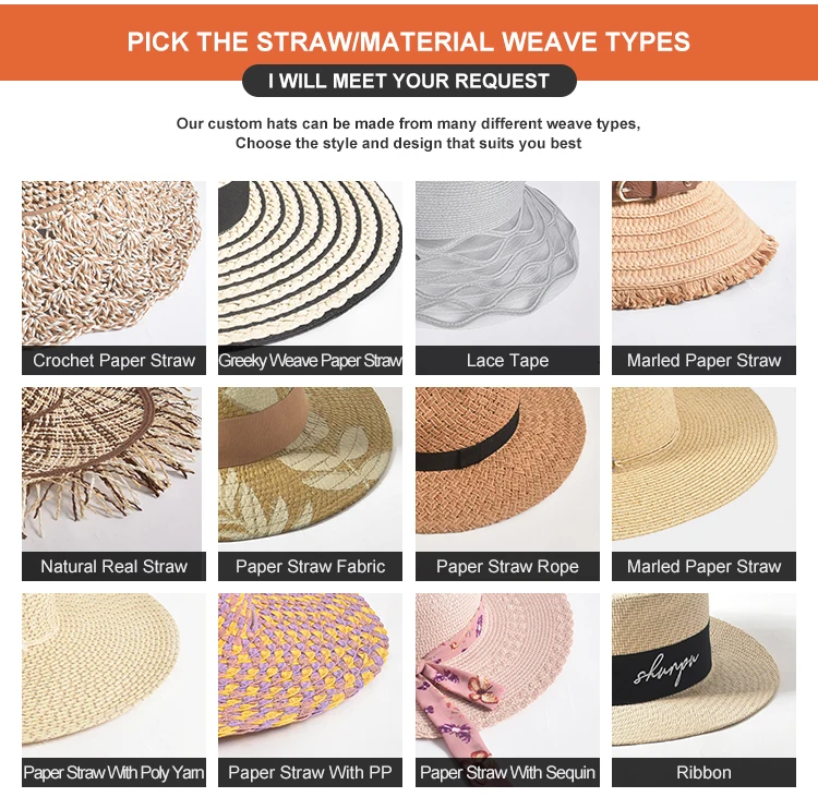 Fashion Summer Beach Boater Hat Solid Color Short Brim UPF UV Straw Hat With Golden Thread Flower Wavy Brim For Women Children