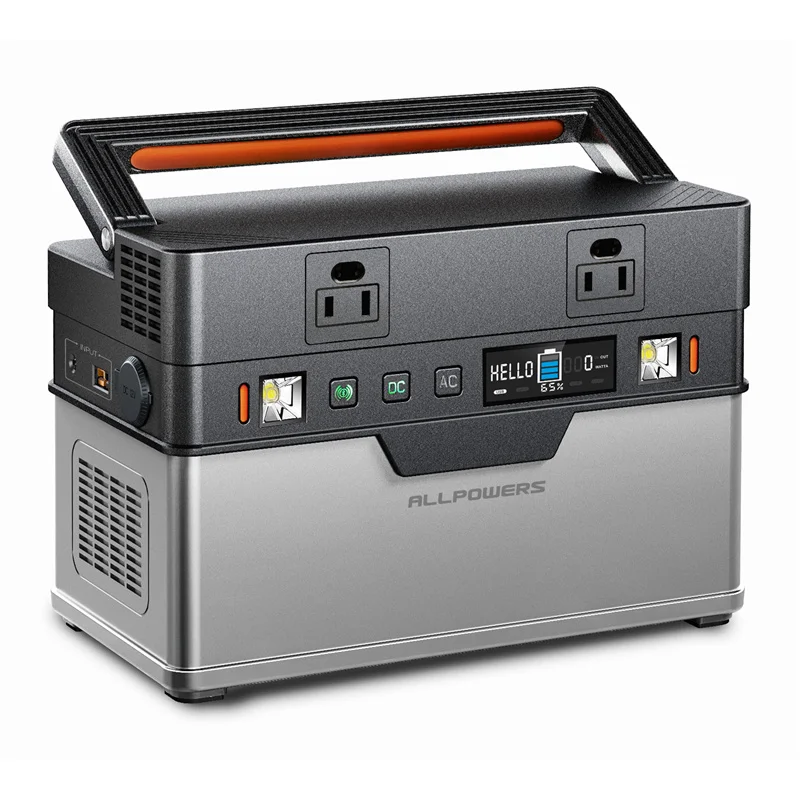 ALLPOWERS Power Bank 700W 185000mAh High Capacity External Battery Charger Portable Generator with AC/DC/USB/Wireless