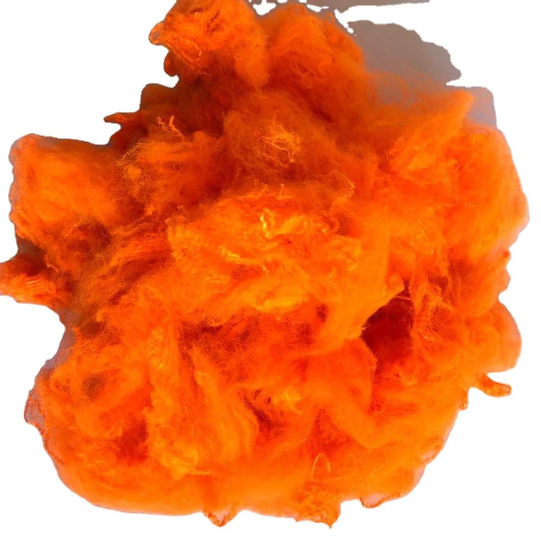 GRS certified good price dyed weaving using polyester fiber recycled PET fiber  3D51MM