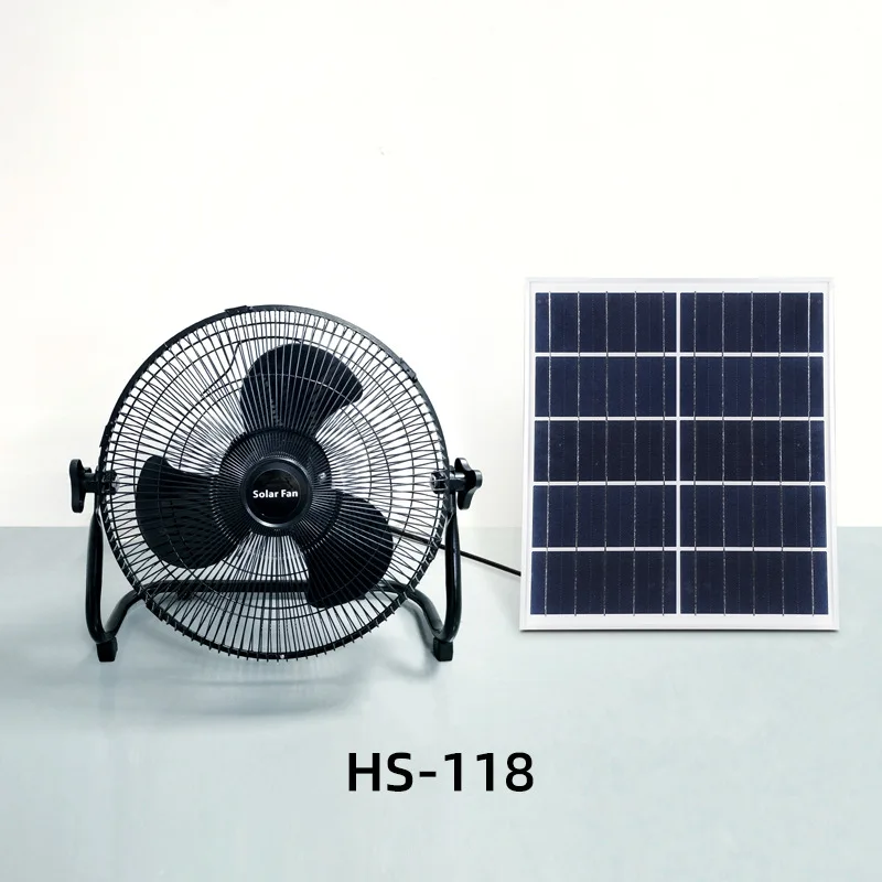 Hot selling Solar energy  fan 12 inch table portable mini solar electric fan