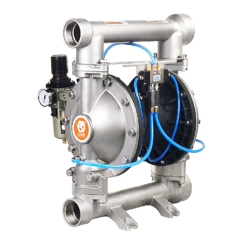 GODO QBF3-50P Stainless Steel pump Powder Pneumatic Diaphragm Pumps Explosion-proof pump factory supplier