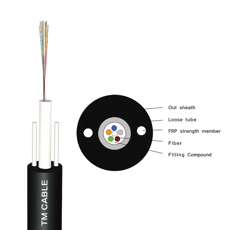  Central Bundled Outdoor Aerial Cable Fiber Optic