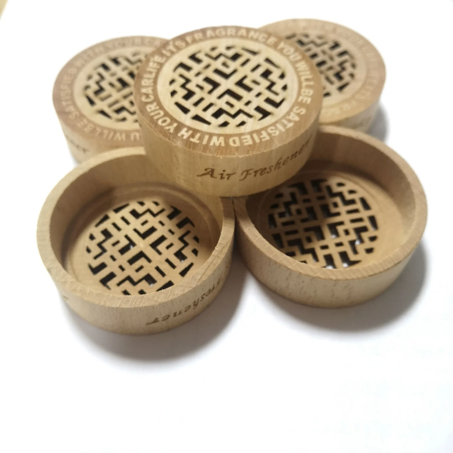 good quality beech wood round perfume bottle cosmetic caps wooden perfume cap