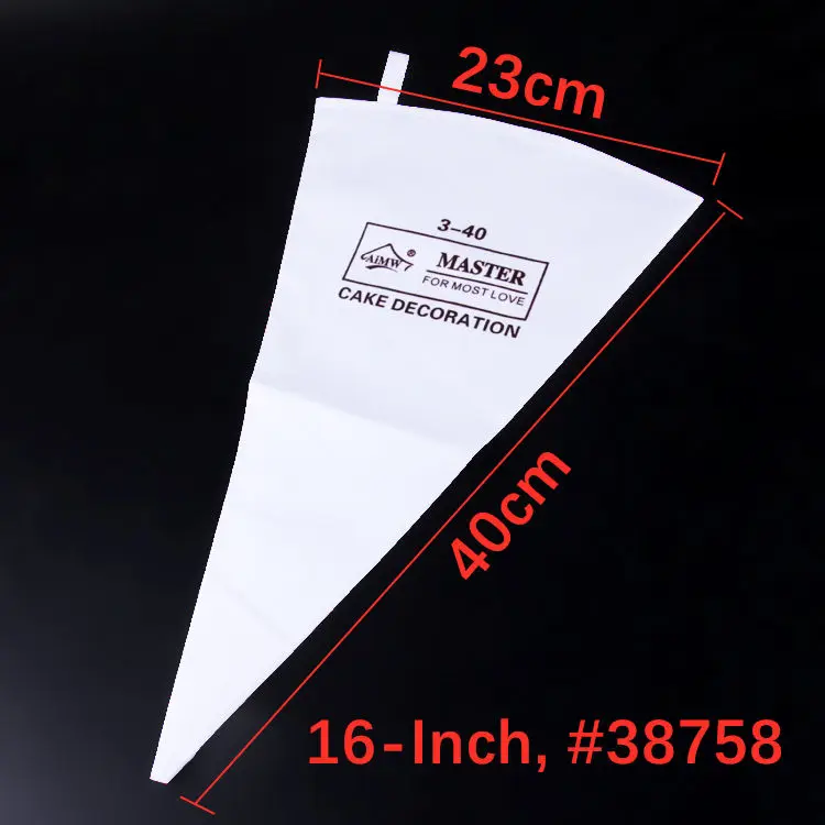 Non-Stick Coating Thickened Cotton Canvas Pastry Bags Cake Decorating Supplies Piping Bags Reusable Cake Decorating Tools