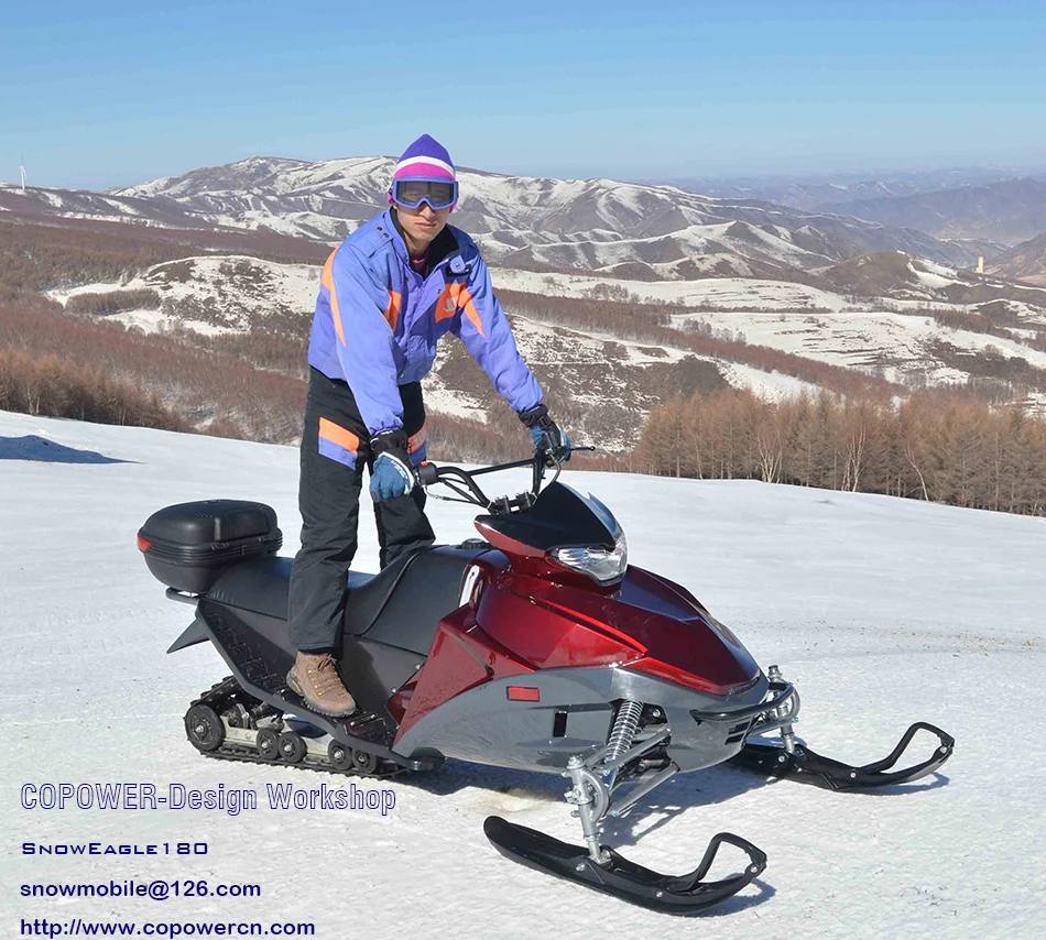 SnowEagle180 снегоход для собак резиновая гусеница снегохода продажа электромобиля двигателя (напрямую с завода)